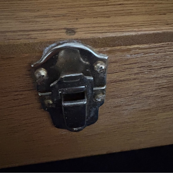 Vintage Wood Purse Handbag with Brass Accents - Japan - Tally-Ho Creation - Picture 12 of 16